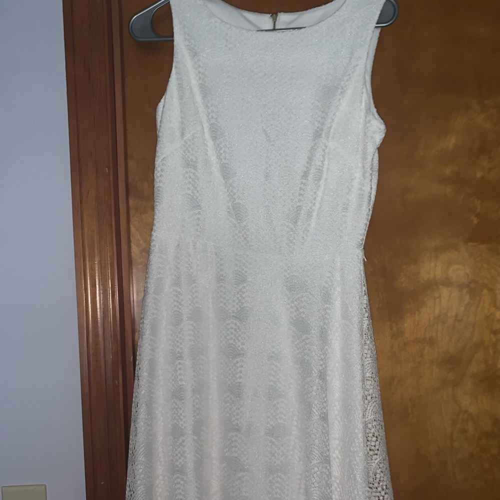 White lace dress